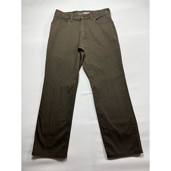 Carhartt Men's Relaxed Fit Straight Leg Brown Denim Work Pants - Size 32x28.5 - Picture 1 of 6